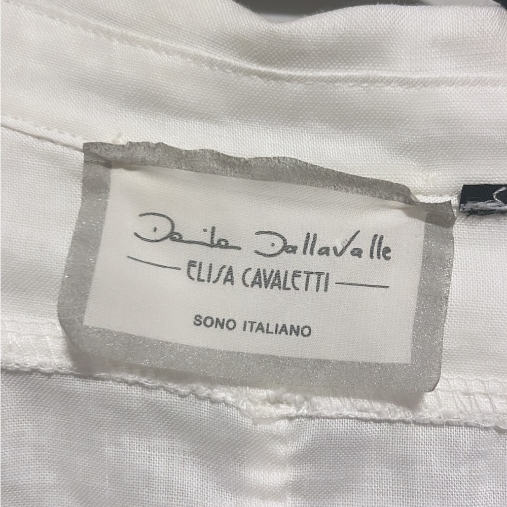 Elisa Cavaletti Blouse with rhinestones. Elegant and chic. - Picture 2 of 6